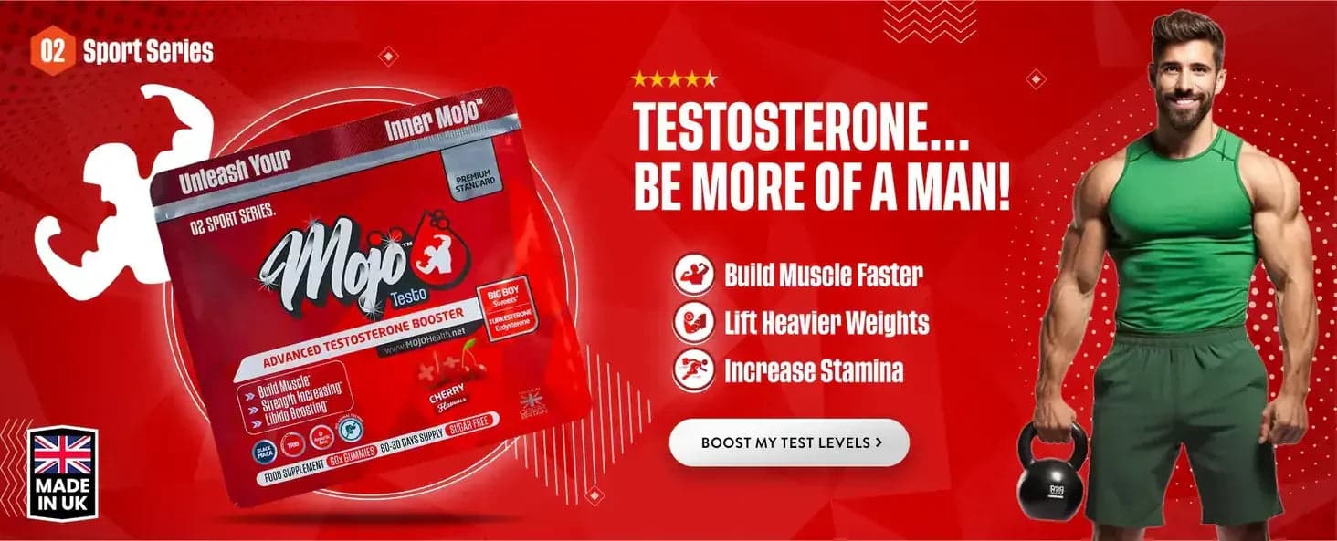 MOJO™ Health TESTO — продвинутый бустер тестостерона: тестостерон… будьте больше мужчиной: наращивайте мышцы быстрее, поднимайте больший вес, повышайте выносливость. Повысьте уровень тестостерона.