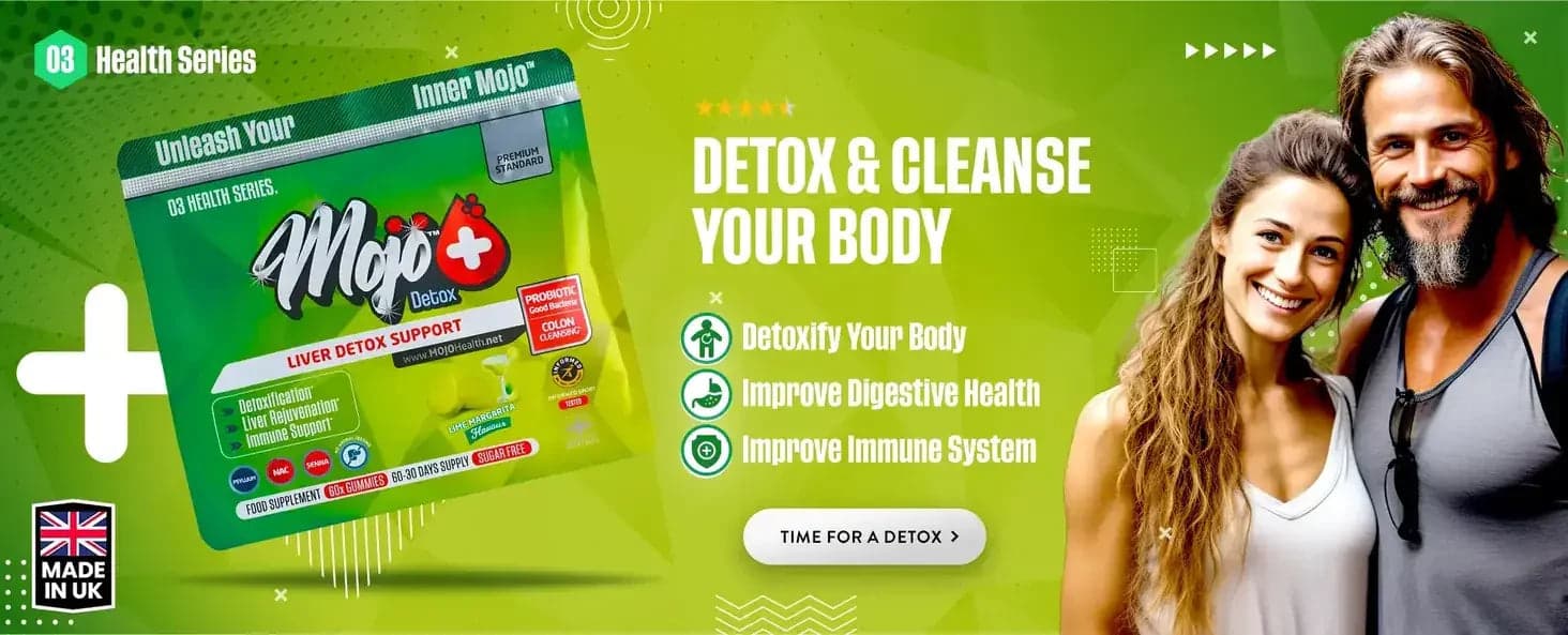 MOJO™ Health DETOX — поддержка очищения печени: детоксикация организма, улучшение пищеварения, укрепление иммунитета. Время детокса.