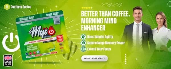 MOJO™ Health KICKSTART — усиление ума по утрам: лучше, чем кофе, усилитель ума по утрам: повышайте ментальную ловкость, супер-заряжайте силу памяти, продлевайте фокус. Зарядите свой ум.