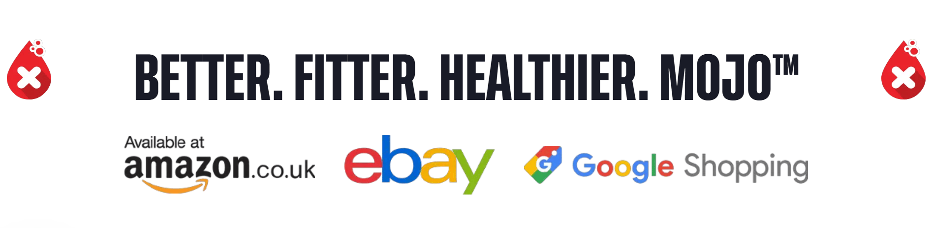 Лучше. Стройнее. Здоровее. Mojo™ — доступно на Amazon.co.uk, eBay и Google Shopping